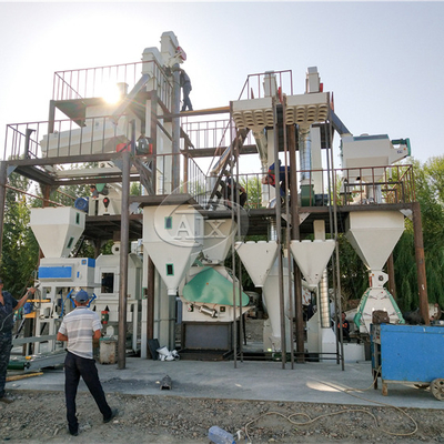 High Efficiency Low Cost Project Full Set Turnkey Animal Feed Pellet Production Line