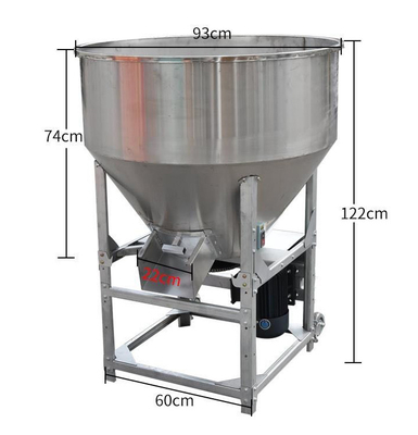 Vertical Animal Feed Pellet Factory Supply Goat Grain Chicken Feed Mixer And Grinder 5 Tones Per Hour