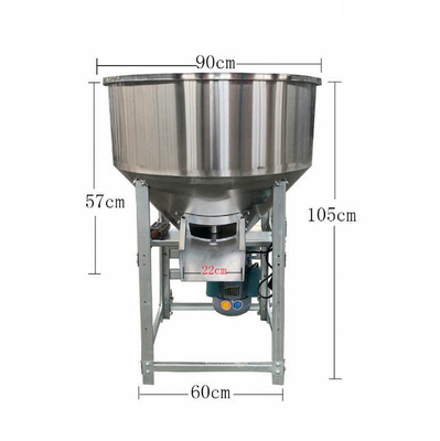 Animal Feed Pellet Plant Direct Grinder Chicken Feeds Mixer 500 Kg/hr Poultry Feed and Grinder