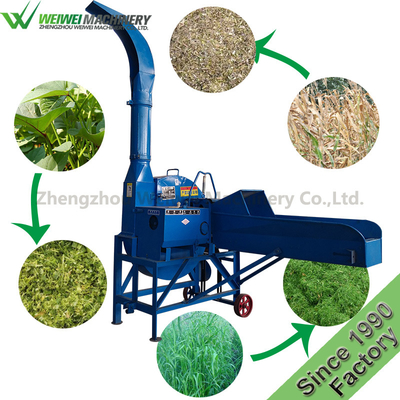 Grass cutter for livestock Zhengzhou weiwei fodder cutting machine poultry feed food grinder and mixer
