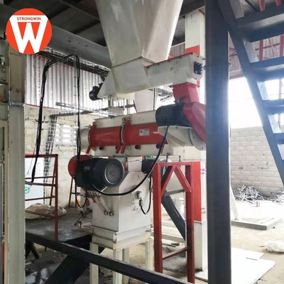 Factory New Machine Tech 1-2t/h Automatic Animal Feed Pellet Production Line With CE